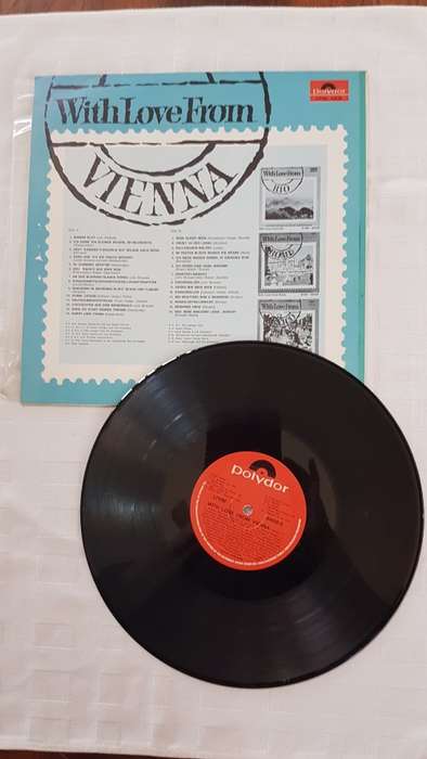 Vintage Vinyl Music LP Records. Title: With Love from Vienna (German).