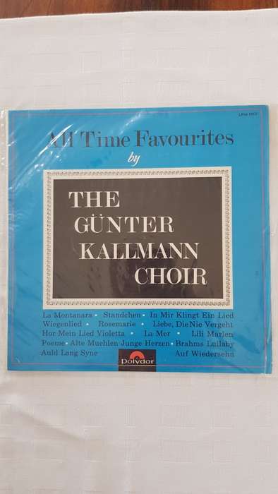 Vintage Vinyl Music LP Records. Title: All time favourites by The Günter Kallmann Choir (German).
