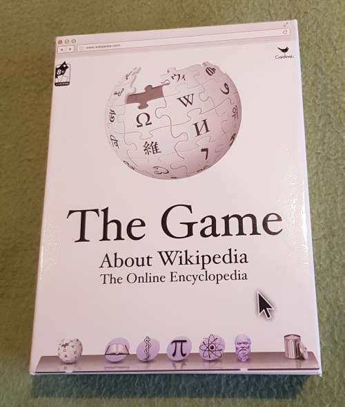 The Game, About Wikipedia a board game.  The online Encyclopedia