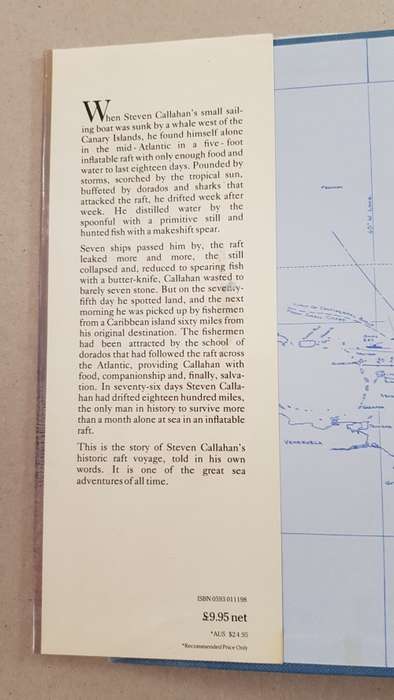 Adrift  Steven Callahan. Seventy-six days lost at sea.
