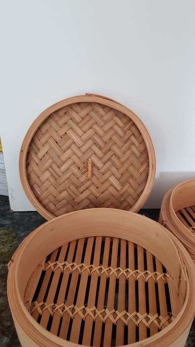 Chinese Rice Steamer.  Bamboo rice steamer