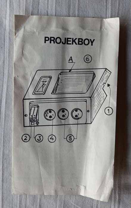Projekboy Projector Aid - Metal box with 3 x 2pin plugs.