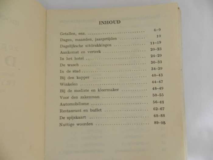 Vintage Tourist Language Guide 1950's - Wat en Hoe zeg ik het in Duitsch