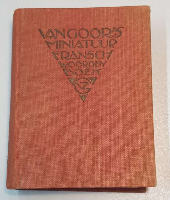 Vintage Dutch dictionary 1942 - Miniatuur Fransch Woordenboek