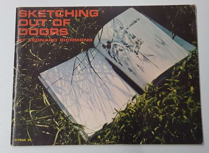 Vintage Paint Book. Sketching Out of Doors by Leonard Richmond (Piman 26).