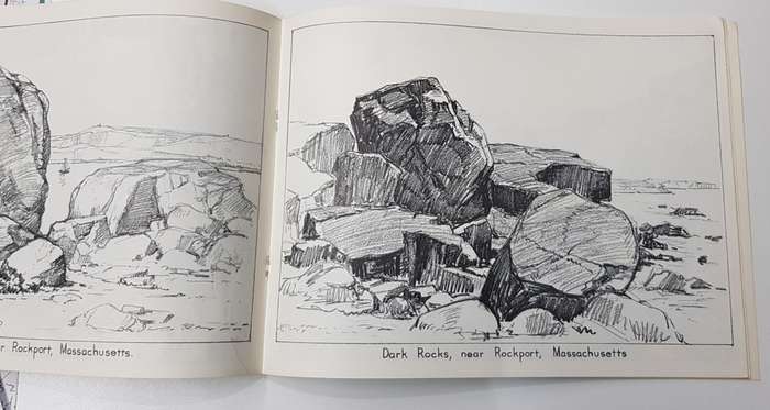 Vintage Paint Book. Sketching Out of Doors by Leonard Richmond (Piman 26).