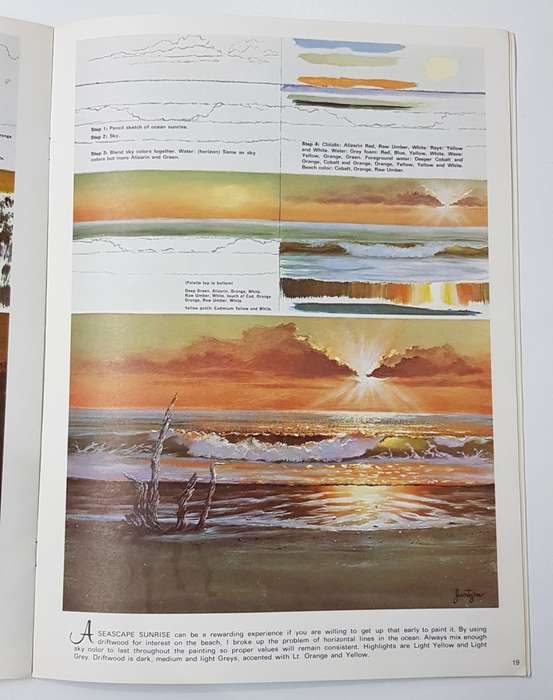 Vintage How to Paint Book:  Step by Step Scenes from Southeast USA by Carsten Jantzen