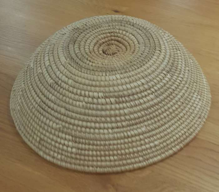 African Woven fruit basket. Large Handmade woven basket  made with natural materials.