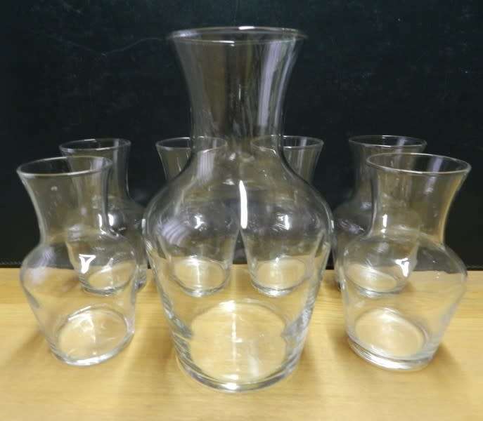 Wine/Juice Carafes.  Iconic glassware from Arcoroc.  Size for wine, water and/or fruit juice.