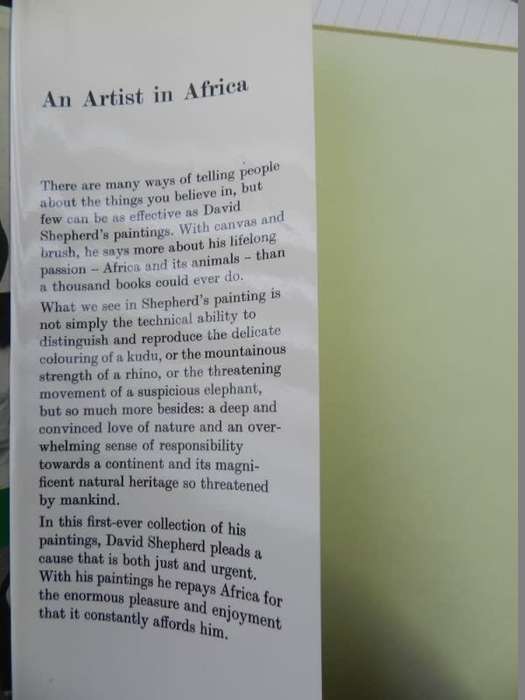An Artist in Africa by David Shepherd
