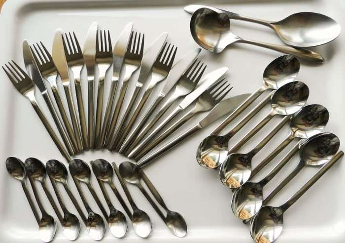 Stainless Steel Slim design 38 piece Cutlery Set - Holland