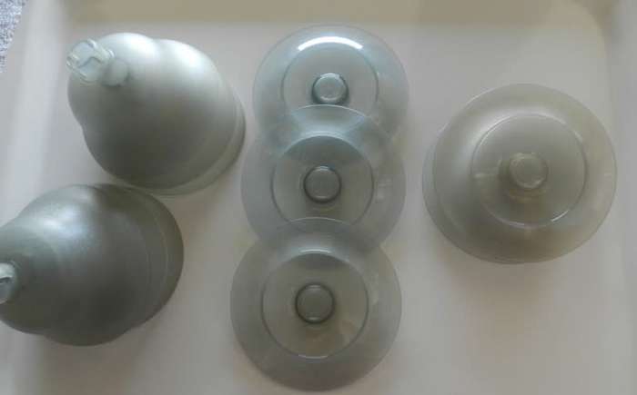 Tupperware pudding bowls - Set 6x