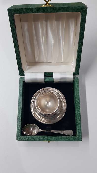 Vintage English EPNS Silver christening set: