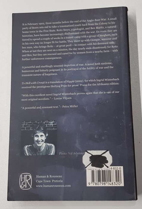 To Hell with Cronjé by Ingrid Winterbach.
