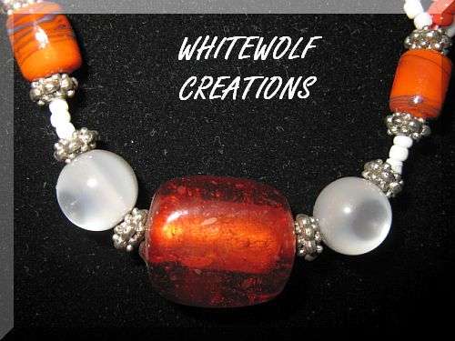 ONE OF A KIND 64 CM AFRICAN SEED AND STUNNING GLASS BEAD CENTRE PIECE