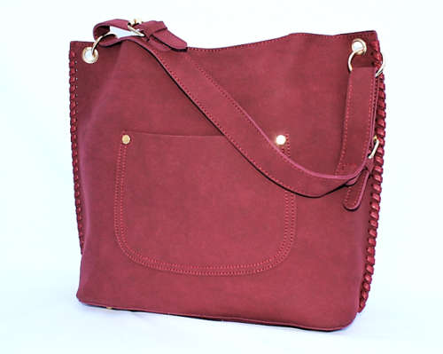 Purple handbag