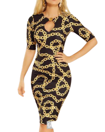Elegant Chain Dress in size 10