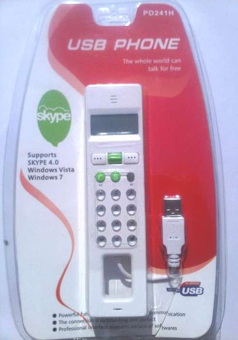 USB PHONE FOR SKYPE CALLS / FREE CALLING