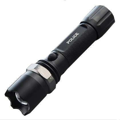 500 LUMEN RE-CHARGEABLE SECURITY TORCH POLICE.