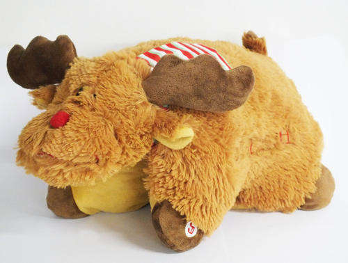 "RUDOLPH THE RED NOSED REINDEER" MUSICAL CUDDLY PILLOW - LIMITED
