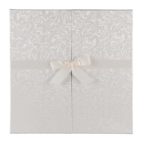 SALE! HIGH QUALITY BOXED/SEALED WITH A RIBBON EMBOSSED PHOTO ALBUM PERFECT FOR WEDDING /CHRISTENING