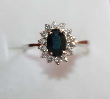 FABULOUS 0.6ct GENUINE BLUE SAPPHIRE CRAFTED IN 925 STERLING SILVER