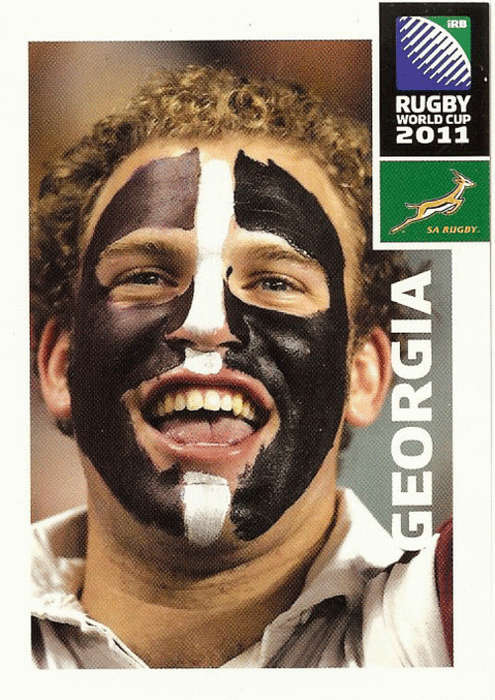 2011 Rugby World Cup - Georgia Fans Card - Card No 037 - Mint