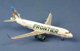 Airbus A320 Frontier Airlines - 1/400 Scale (AC419294)(AeroClassics)
