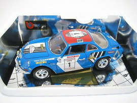 Alpine A110 1600s Tour de Corse 1973 - 1/16 Scale (BUR3391)(Burago)
