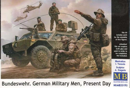 Bundeswehr - German Military Men - Present Day - 1/35 Scale (Master Box MB35195)