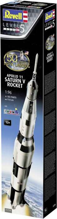 Apollo II Sat V Rocket 50 Years Moon Landing - 1/96 Revell 03704
