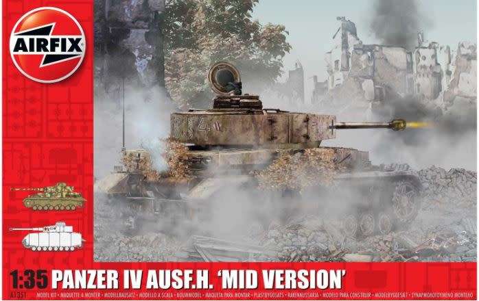 Panzer IV AUSF Mid Version - 1/35 Scale (Airfix A1351)