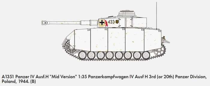 Panzer IV AUSF Mid Version - 1/35 Scale (Airfix A1351)