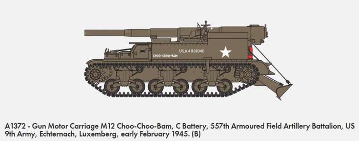 M12 GMC - 1/35 Scale (Airfix A1372)