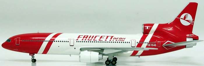 Lockheed L-1011-1 TriStar Faucett Peru - 1/500 Scale (HW512916)(Herpa Wings)