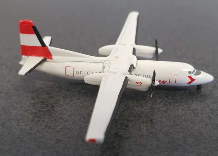 Fokker 50 Austrian Airlines - 1/500 Scale (HW509237)(Herpa Wings)