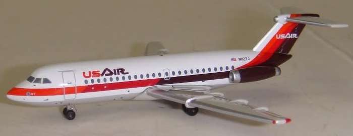 BAC One Eleven Series 200 US Air 1/400 Scale (GJUSA204)(TAS4209)(Gemini Jets)