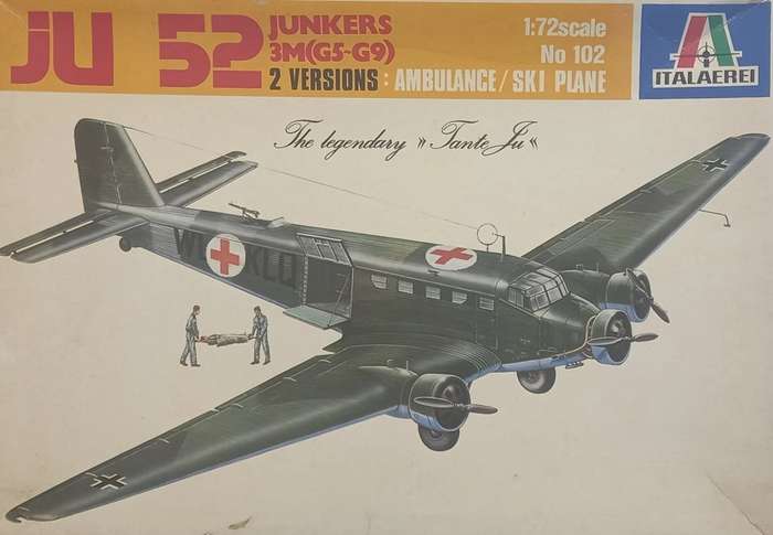 Junkers Ju.52/3m (G5-G9) - 1/72 Scale Italeri 102A