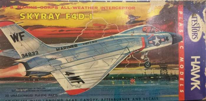 F4D-1 Skyray - 1/72 Scale (TES624)(Testors)