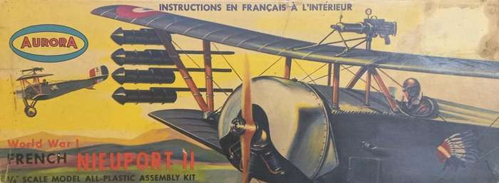Nieuport II - 1/48 Scale (AU101)(Aurora)