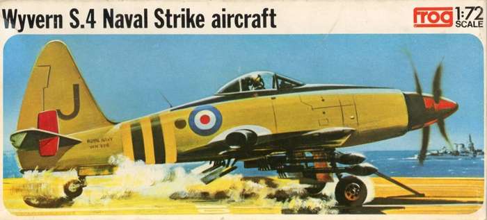 Westland Wyvern S.4 - 1/72 Scale (F198)(TAS05005)(Frog)