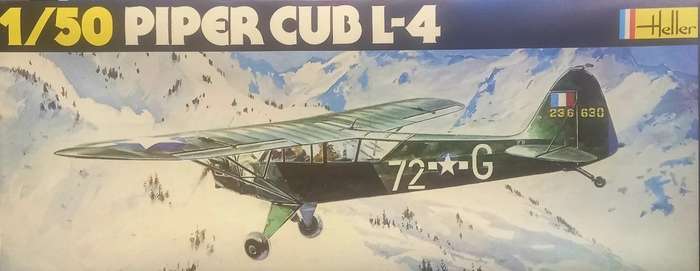 Piper L-4 Cub - 1/50 scale (HEL400)(TH2166)(Heller)
