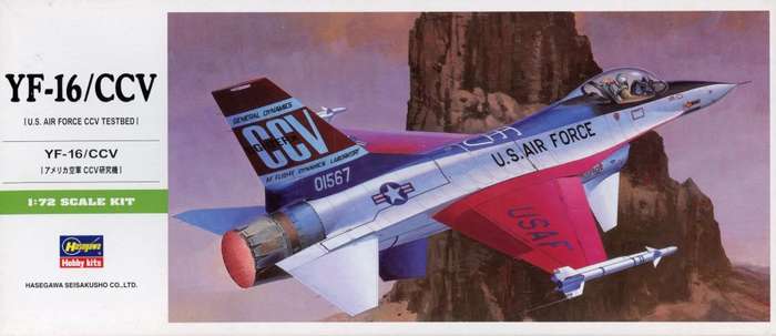 YF-16/CCV - 1/72 Scale (HASB14/00244)(TH2070)(Hasegawa)