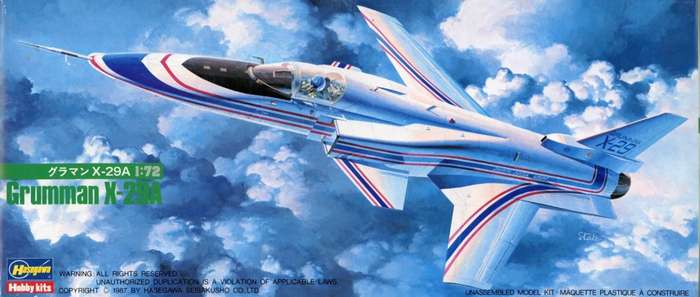 Grumman X-29A - 1/72 Scale (HAS620)(TH2210)(Hasegawa)