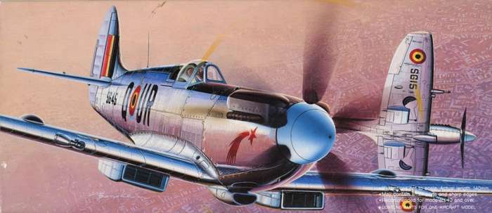 Spitfire F.Mk.14E Belgian Escadrille - 1/72 Scale (FUJ72003)(TH2217)(Fujimi)