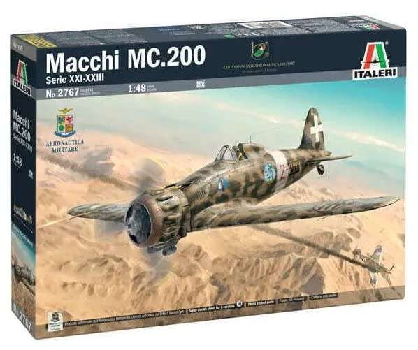 Macchi MC.200 Saetta Series XXI-XXIII - 1/48 Scale (IT2767)(Italeri)