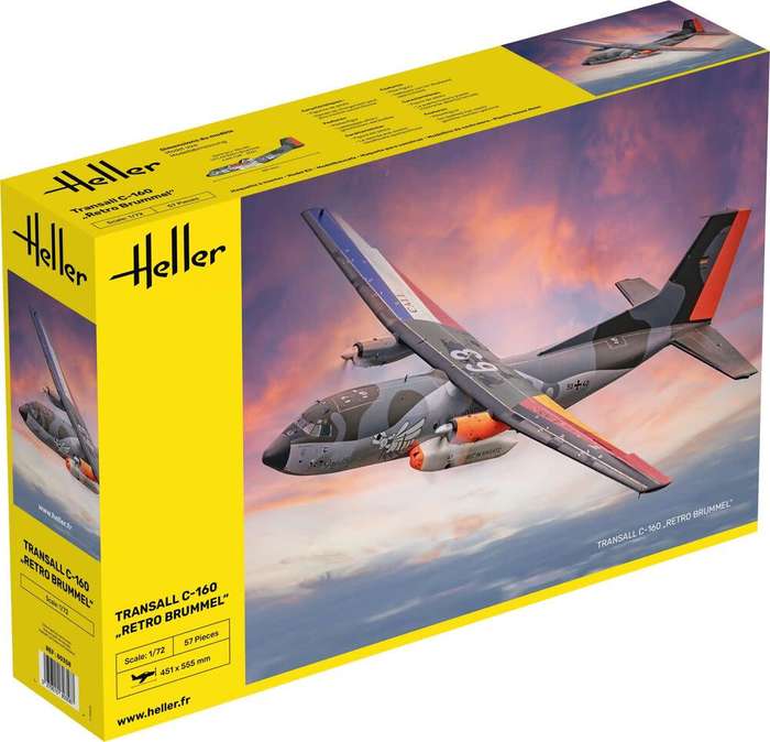 Transall C-160 Retro Brummel - 1/172 Scale (HEL80358)(Heller)