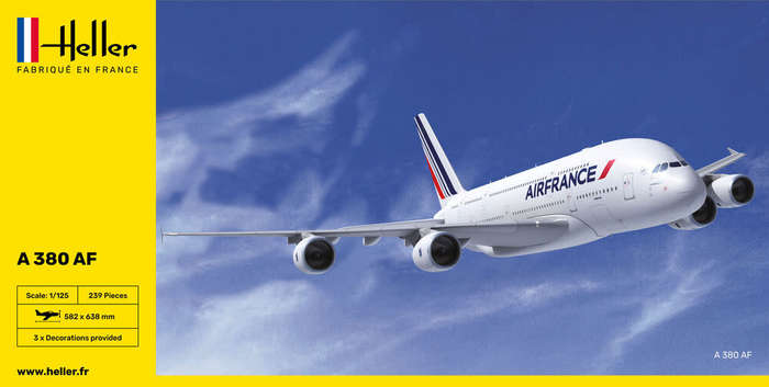 Airbus A380 - 1/125 Scale (HEL80436)(Heller)