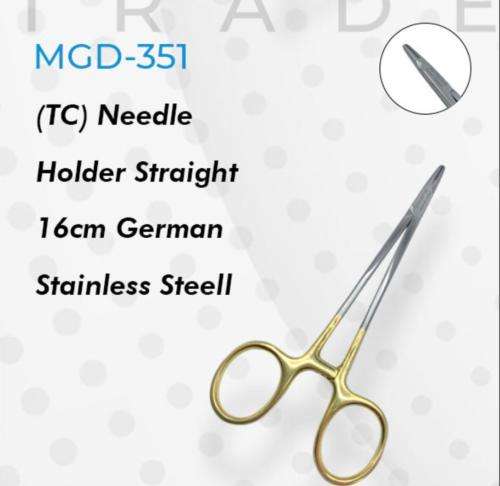 (TC) Needle Holder Straight 16cm German Stainless Steel