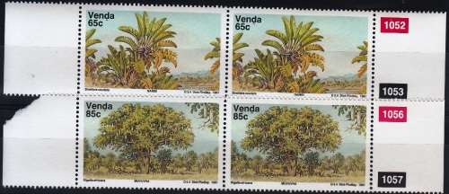 VENDA 1991: INDIGENOUS TREES FULL SET MNH (SACC 230-3)